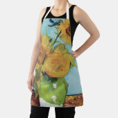 Tablier Vincent Van Gogh Vase Sunflowers Art (Insitu)