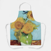 Tablier Vincent Van Gogh Vase Sunflowers Art (Recto)