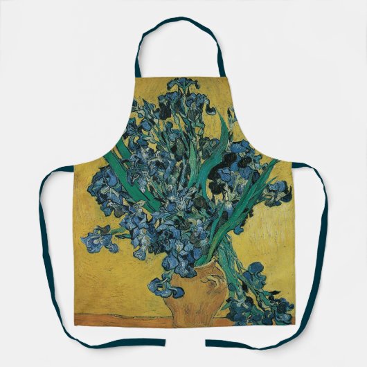 Tablier Vincent van Gogh - Vase w Irises Arrière - plan ja (Recto)