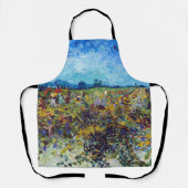 Tablier Vincent van Gogh - Vignoble vert (Recto)