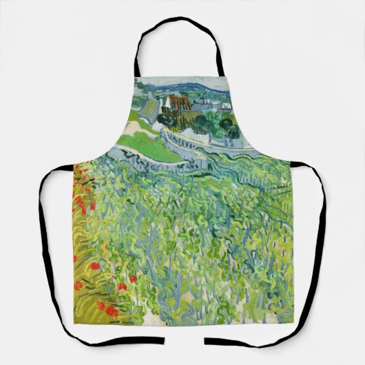 Tablier Vincent van Gogh - Vignobles à Auvers (Recto)