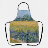 Tablier Vincent Van Gogh - Vue d'Arles avec Irises (Recto)