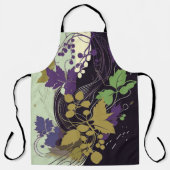 Tablier Vins d'automne Feuilles (Recto)