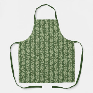 Tablier Vins de lierre de Hedera - motif L_D vert botaniqu