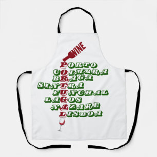 Tablier Vins du Portugal Portugais Vins Cuisine Apron