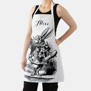 Tablier Vintage Alice au pays des merveilles Lapin blanc c