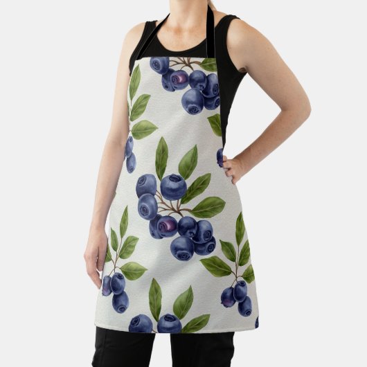 Tablier Vintage Blueberry Botanique sans joint (Insitu)