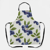Tablier Vintage Blueberry Botanique sans joint (Recto)