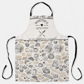 Tablier Vintage Breakfast Bakery Seamless Pattern (Recto)