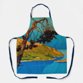 Tablier Vintage California Coast Travel (Recto)