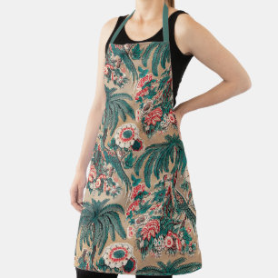 Tablier Vintage Chintz Floral Tropical Motif
