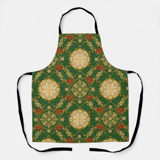 Tablier Vintage Christmas Pattern - Apron (Recto)