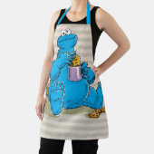 Tablier Vintage Cookie Monster Manger Cookies (Insitu)