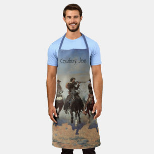 Tablier Vintage Cowboys, une touche pour le bois par Remin