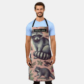 Tablier Vintage Cute Racoon (Porté)