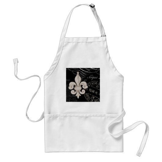 Tablier Vintage Fleur de Lis...apron (Devant)
