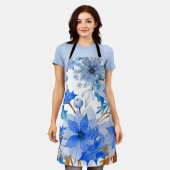 Tablier Vintage floral (Porté)