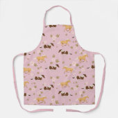 Tablier Vintage Floral Horse Motif (Recto)