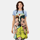 Tablier Vintage Girls Romance (Porté)