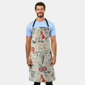 Tablier Vintage London Apron  (Porté)