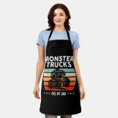 Tablier Vintage Monster Truck (Porté)