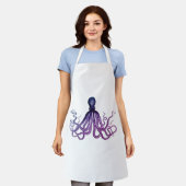 Tablier Vintage Octopus Sealife  (Porté)