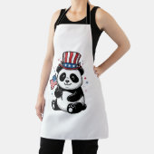 Tablier Vintage Patriote Panda Drapeau Conception de Chemi (Insitu)