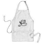 Tablier Vintage Pocket Watch Adult Apron (Devant)
