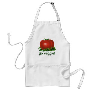 Tablier Vintage Red Ripe Tomato, Vegetables and Fruits