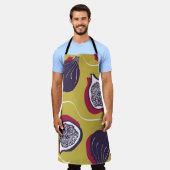 Tablier vintage repeating texture with stylized figs. Abst (Porté)