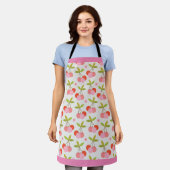 Tablier Vintage Retro Cherry Apron (Porté)
