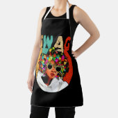 Tablier Vintage Retro Swag Melanin Black Afro Queen (Insitu)