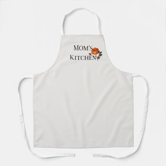 Tablier Vintage Rose Mom Floral Apron (Recto)