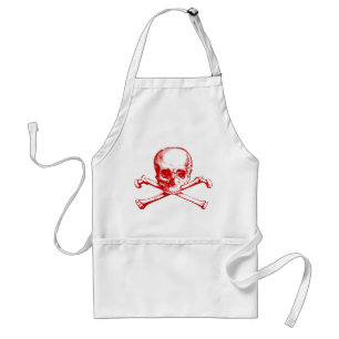 Tablier Vintage Skull & Crossbones
