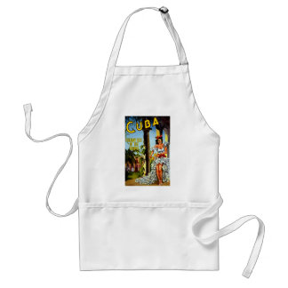 Tablier Vintage voyage de danseuse cubaine