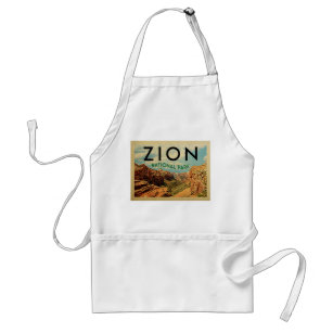 Tablier Vintage voyage de parc national de Zion