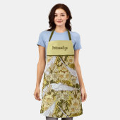 Tablier Vintage White Doves Flying Motif (Porté)