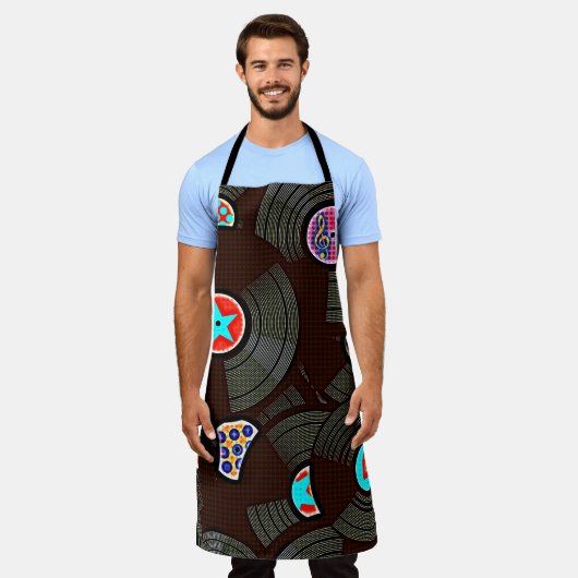 Tablier Vinyl PopArt (Porté)