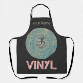 Tablier Vinyl Record Retro Disco Conception de musique Vin (Recto)