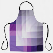 Tablier Violet et blanc (Recto)