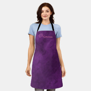 Tablier Violet violet velours