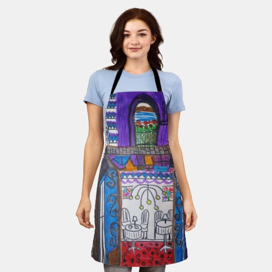 Tablier Violetas Cafe (Porté)