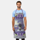 Tablier violettes dans un bocal de lune (Porté)