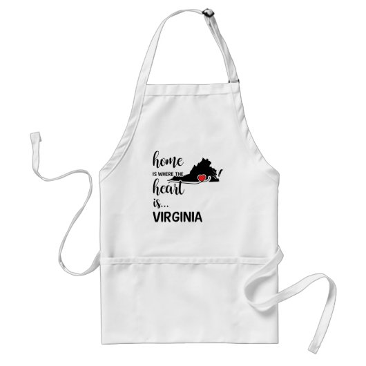 Tablier Virginia home est le coeur (Devant)