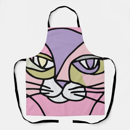 Tablier Visage de chat (Recto)