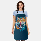 Tablier Visage de tigre torride (Porté)