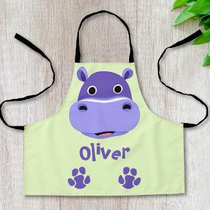 Tablier Visage d'Hippopotame Heureux