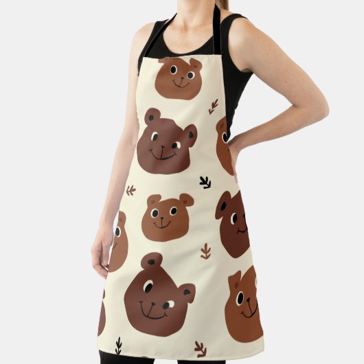 Tablier Visage drôle d'ours (Insitu)