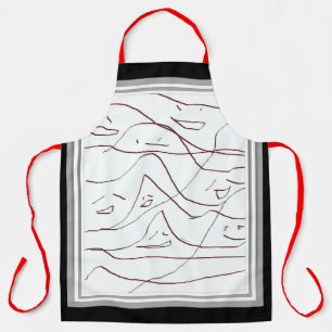 Tablier Visages jolies et souriantes