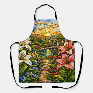 Tablier Vitraux Lys et Soleil